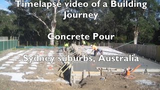 preview picture of video 'Building Journey Timelapse Sekisui House: Concrete slab'