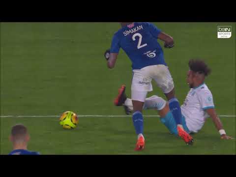But Sanson | Strasbourg 0-1 OM | son RMC | Ligue 1 2020-2021 | HD