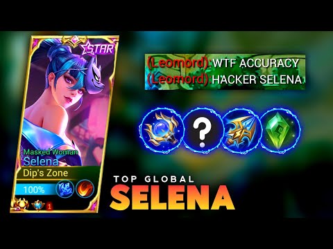 LEOMORD THINK HE CAN KILL ME THAT EASILY | SELENA BEST BUILD AND EMBLEM 2023 | MLBB