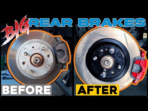 Miata REAR BIG BRAKES Upgrade, Easy & Awesome DIY!