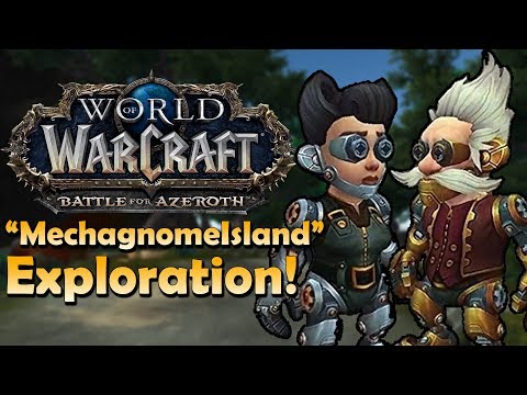 Very Early MECHAGON? "MechaGnomeIsland" Exploration! | Battle for Azeroth