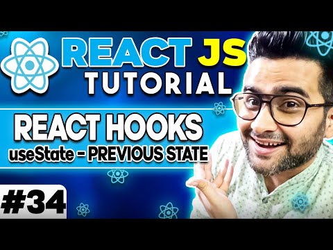 ReactJS Tutorial 34 React Hooks useState with Previous State