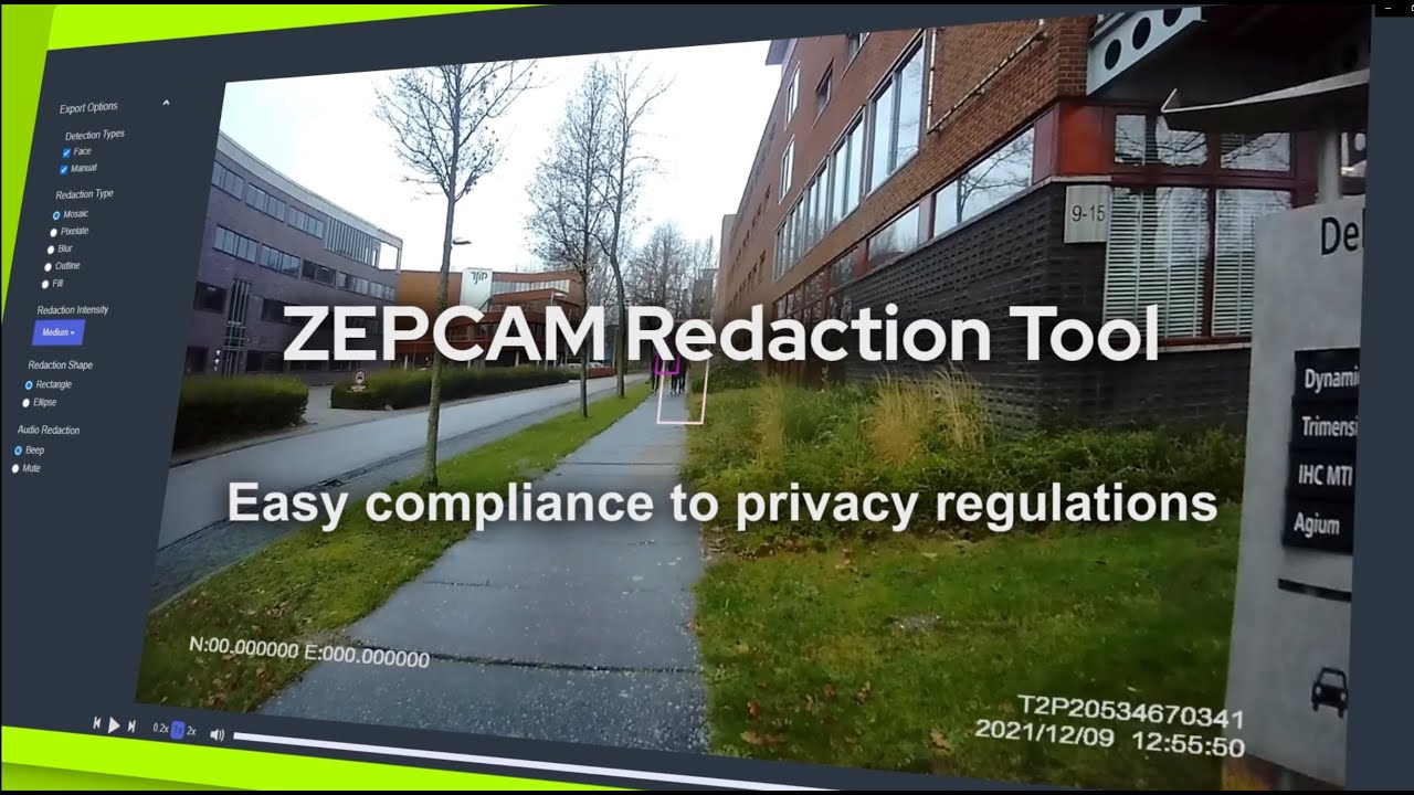 Automatic Redaction Software for ZEPCAM Manager