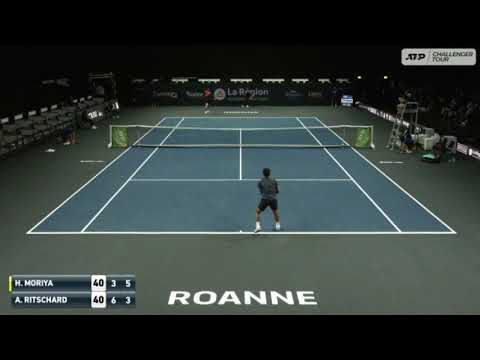 Hiroki Moriya (JPN) vs Alexander Ritschard (USA) Roanne challenger (France) 1 Round