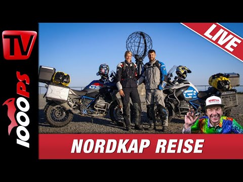 Motorradreise Nordkap - World Spins Live - 1000PS Live - Die Motorrad Talkshow