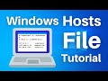 How to Edit the Hosts File on Windows 10