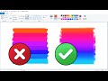 How To Blend Colors On MS Paint EASY