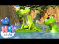 The Green Frog Song HeyKids Nursery Rhymes Animaj Kids