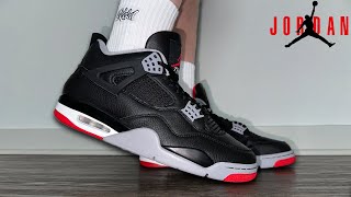 WEARING THE Jordan 4 Bred Reimagined Full Review, Sizing Tips & Market Predictions!
