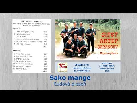 GIPSY ARTEP GARANSKY, Sako mange, rómska gipsy song ľudová