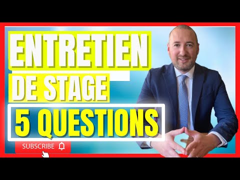 Internship interview:  5 classic questions