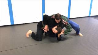 Escaping the turtle position in a fight or BJJ with a stand-up