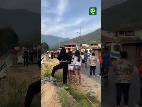 En navidad, dos jóvenes pierden la vida en accidente en Zamora Chinchipe