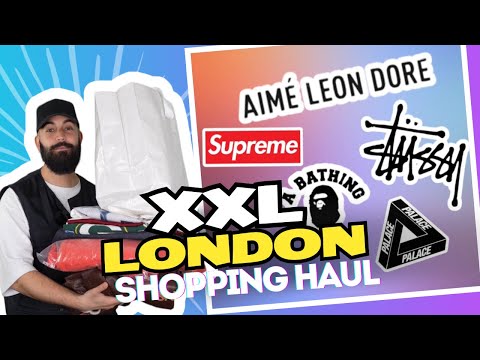 XXL SHOPPING HAUL 📍London (Palace,Supreme,Stüssy…)