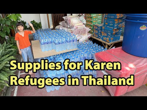 Supplies for Karen Refugees in Thailand - April, 2024