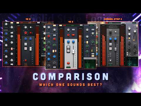 COMPARISON - Solid State Logic 4K B, 4K E, Channel Strip 2 || Can you hear the difference?