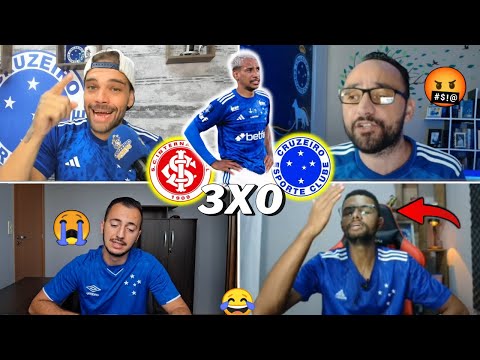 REAÇÕES CRUZEIRENSES AMASSADOS PELO INTER E TRISTEZA TOTAL - INTERNACIONAL 3X0 CRUZEIRO