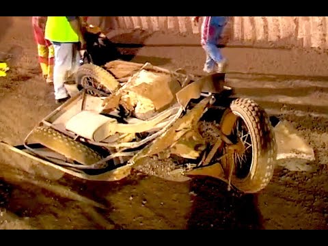 HORRIFIC SIDECAR SPEEDWAY CRASH