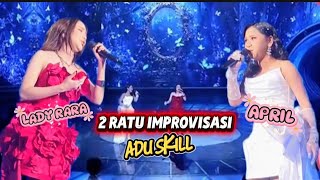 Download lagu April Cirebon Ft Lady Rara | 2 Ratu Improvisasi Adu Skill Di Lagu Gelandangan Rhoma Irama  mp3
