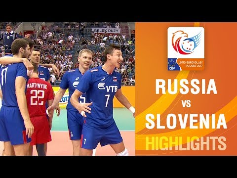 Highlights | Russia vs Slovenia | LOTTO EUROVOLLEY POLAND 2017