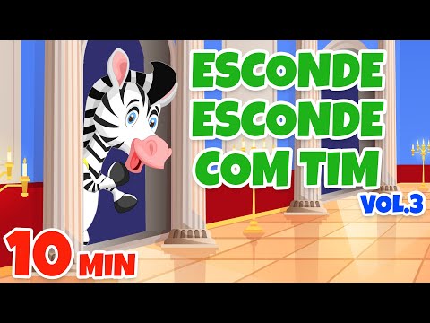 Esconde-Esconde com o Tim Vol. 3 - Giramille 10 min | Desenho Animado Musical