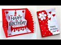 DIY : Happy Birthday greeting card for best friend / Birthday card ideas easy Handmade