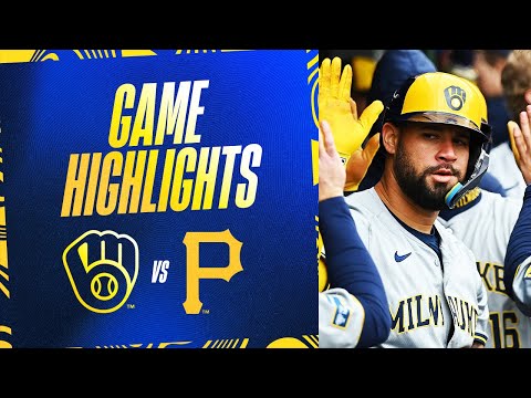 Brewers vs. Pirates Game Highlights (4/25/24) | MLB Highlights