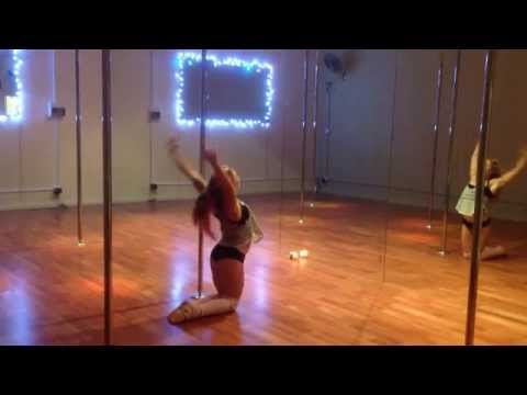 Amy Hazel - Thinking Out Loud - Ed Sheeran - lyrical pole dance routine 14/11/14 -