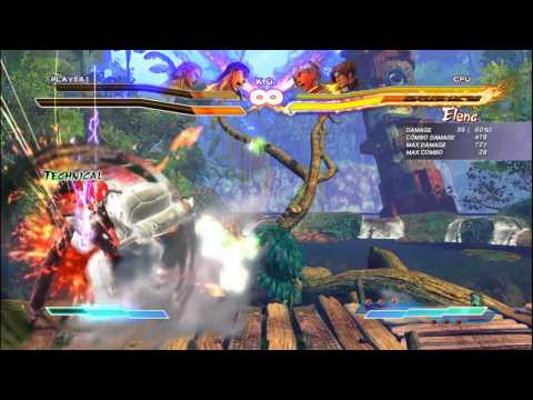 street fighter X tekken Ver 2013 combo pandora steve and ryu damage 700 +
