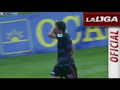 Gol de Piti (1-1) en el Celta - Granada - HD