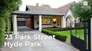 Video overview for 23 Park  Street, Hyde Park SA 5061