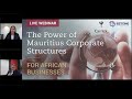 The Power Of Mauritius Corporate Structures