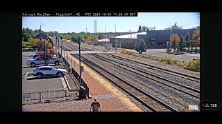 The Dumbass Returns On The Virtual Railfan Camera At Flagstaff, AZ