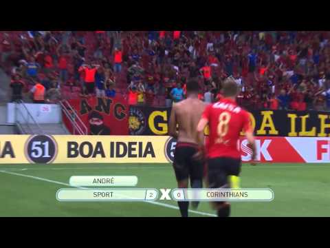 Gols - Brasileirão: Sport 2 x 0 Corinthians