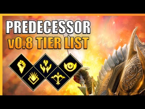 My SOLO QUEUE TIER LIST for v0.8! - Predecessor Early Access