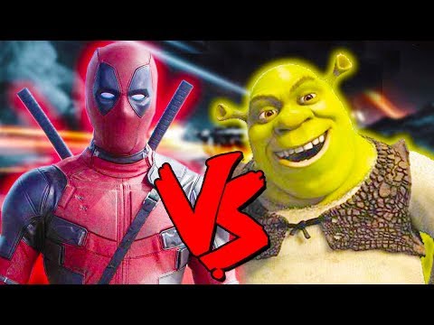 Deadpool Vs Shrek Army - Epic Battle - Mortal Kombat Costume Skin Mod