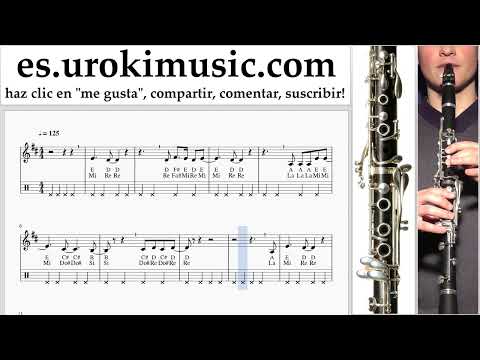 Tutorial de Clarinete Taylor Swift - The Archer Clases Notas um-i927