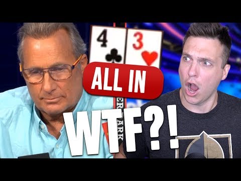 WHAT IS HE DOING?! (Weird Poker Hand)