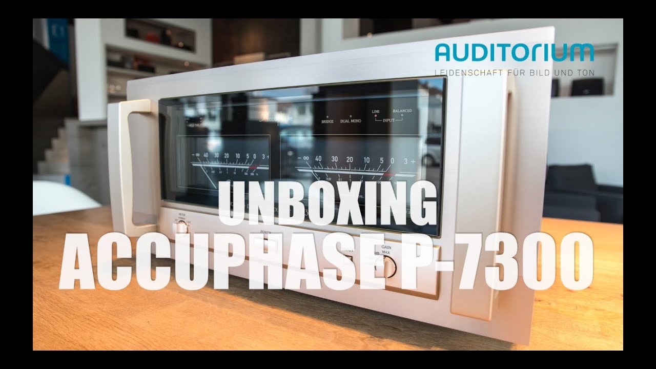 video Amply nghe nhạc Accuphase P-7300 chính hãng 0