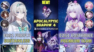 NEW Apocalyptic Shadow Floor 4 3 Stars | E0S1 Firefly & E2S1 Castorice | Honkai Star Rail 3.8