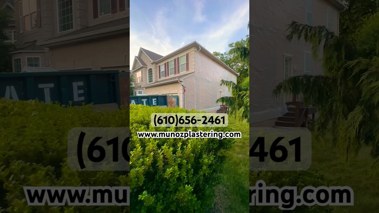 #stuccoremediation at #phoenixvillepa #renemunozplastering #stuccorepair #stuccoremoval #siding