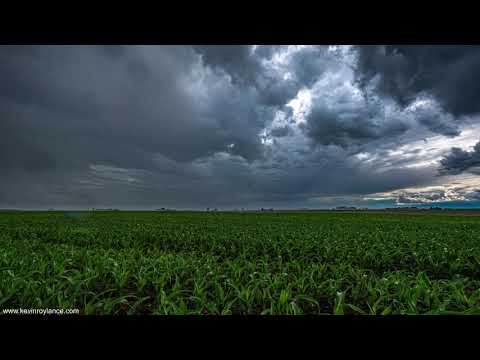 Time Lapse of an Approaching Storm and Funnel Clouds - 06/15/20 - Moses Lake, WA