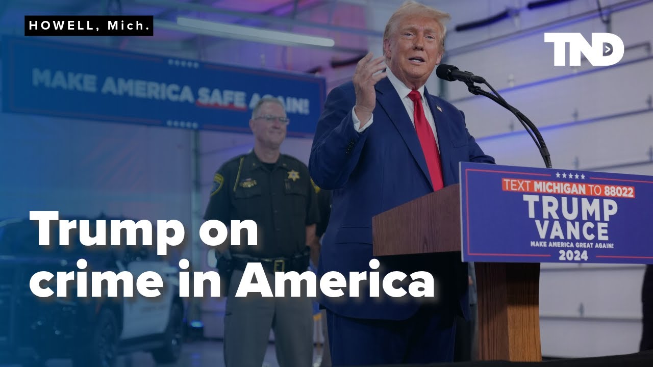 Trump campaigns in Michigan to prioritize fighting 'Crime in America'