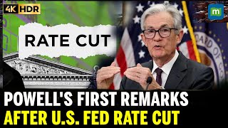 US Fed Rate Cut: Jerome Powell Delivers Remarks on Interest Rates | Federal Reserve Update