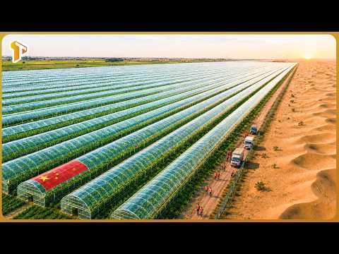 How China Split Barren Desert To Create Mega Farms That Feeds Millions