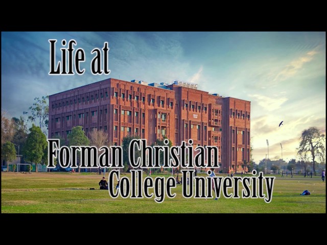 Forman Christian College Lahore video #1