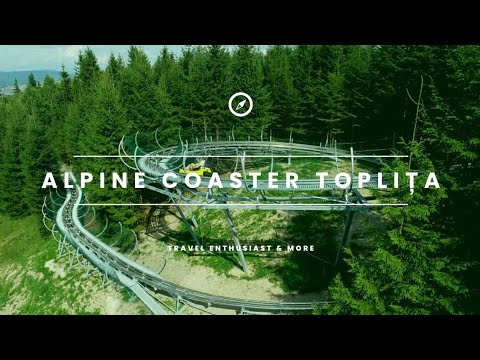 Feel the Rush! Young Man's Epic Journey on the Bob Alpine Coaster Toplița! #TravelEnthusiastMore