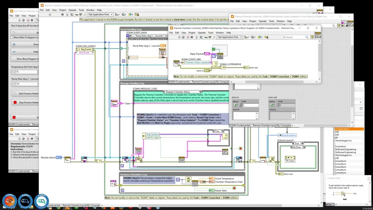 DQMH event creation with custom scripting plugin