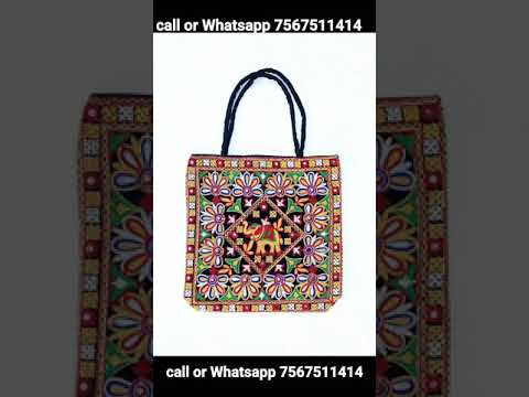 Kutchi handicrafts bags available collection