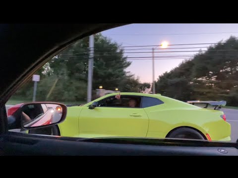 HELLCAT VS ZL1 1LE CAMARO!!